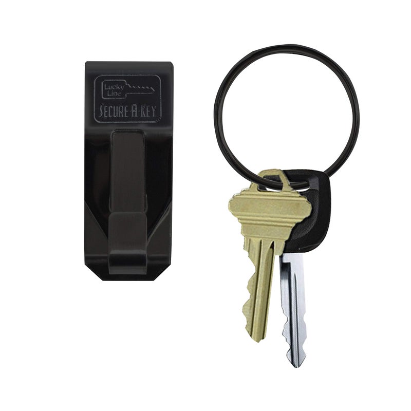 Lucky Line The "Original" Secure-A-Key Slip-On for Wide Belts, Black (4701) - Image 3